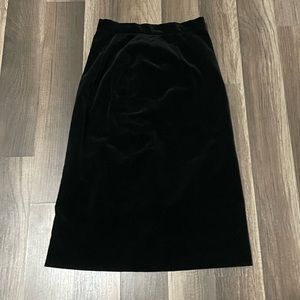 vintage velvet skirt